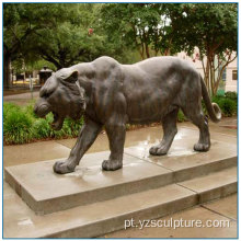 Estátua de Bronze Tiger tamanho vida ao ar livre para a venda